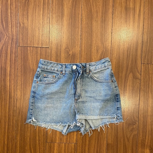 Topshop Pants - Topshop Moto Mom Denim Shorts